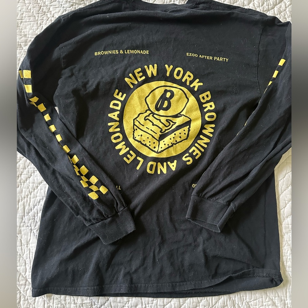 b new york Black and Yellow Men's Shirt